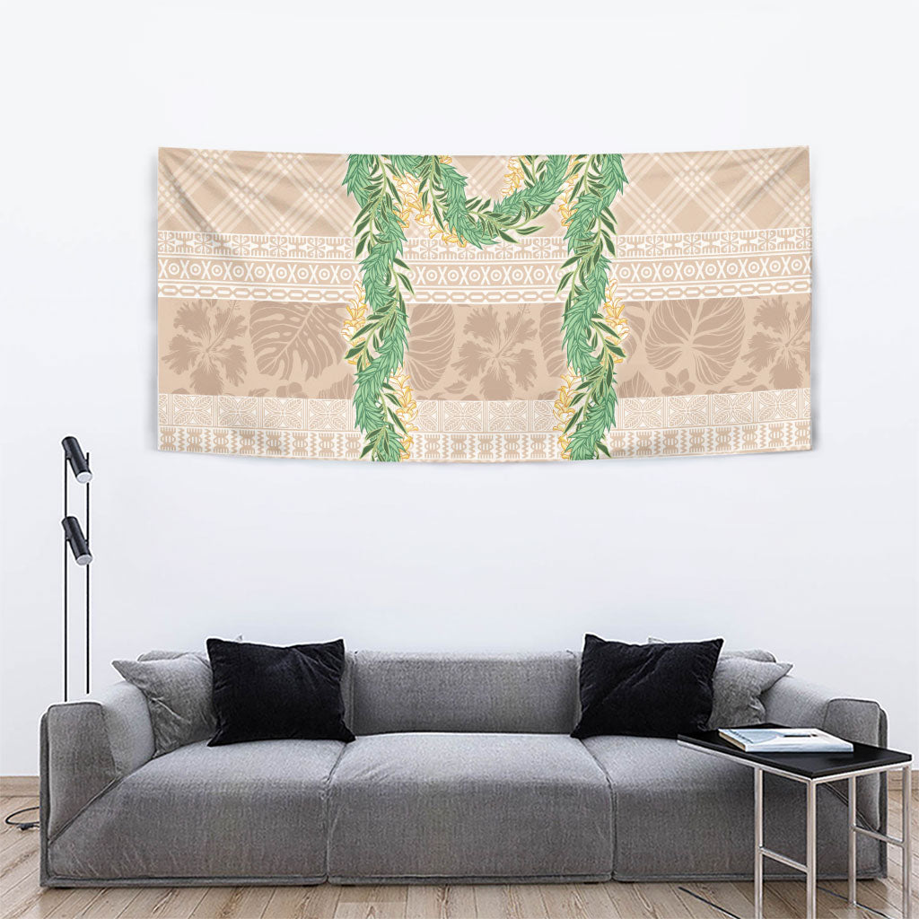 Hawai'i Paniolo Maile Twisted Lei Tapestry Almond Brown