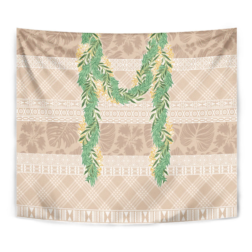 Hawai'i Paniolo Maile Twisted Lei Tapestry Almond Brown