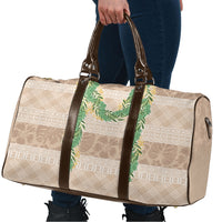 Hawai'i Paniolo Maile Twisted Lei Travel Bag Almond Brown