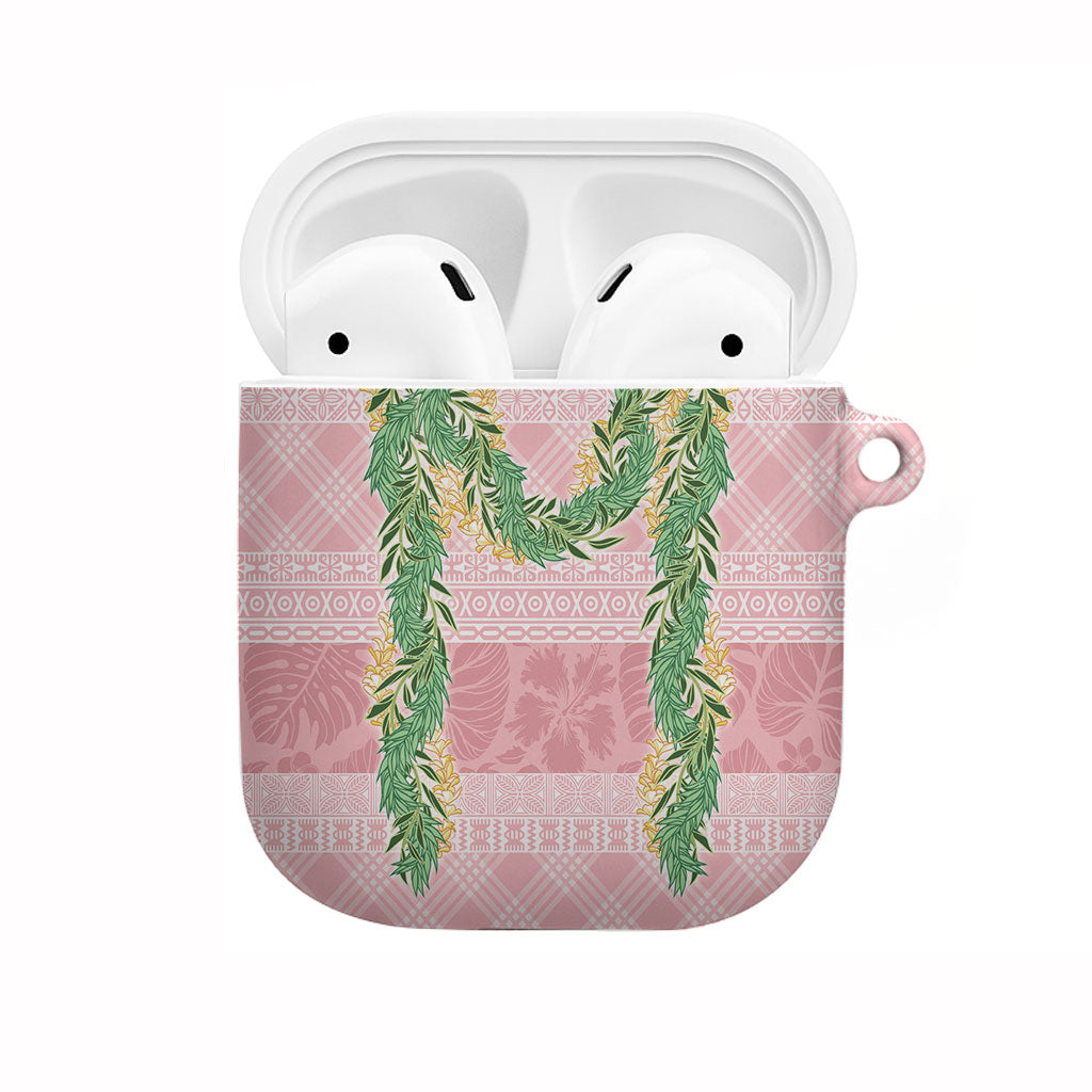 Hawai'i Paniolo Maile Twisted Lei AirPods Case Dusty Rose