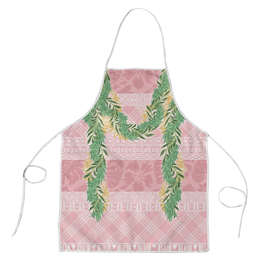 Hawai'i Paniolo Maile Twisted Lei Apron Dusty Rose