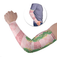 Hawai'i Paniolo Maile Twisted Lei Arm Sleeves Dusty Rose