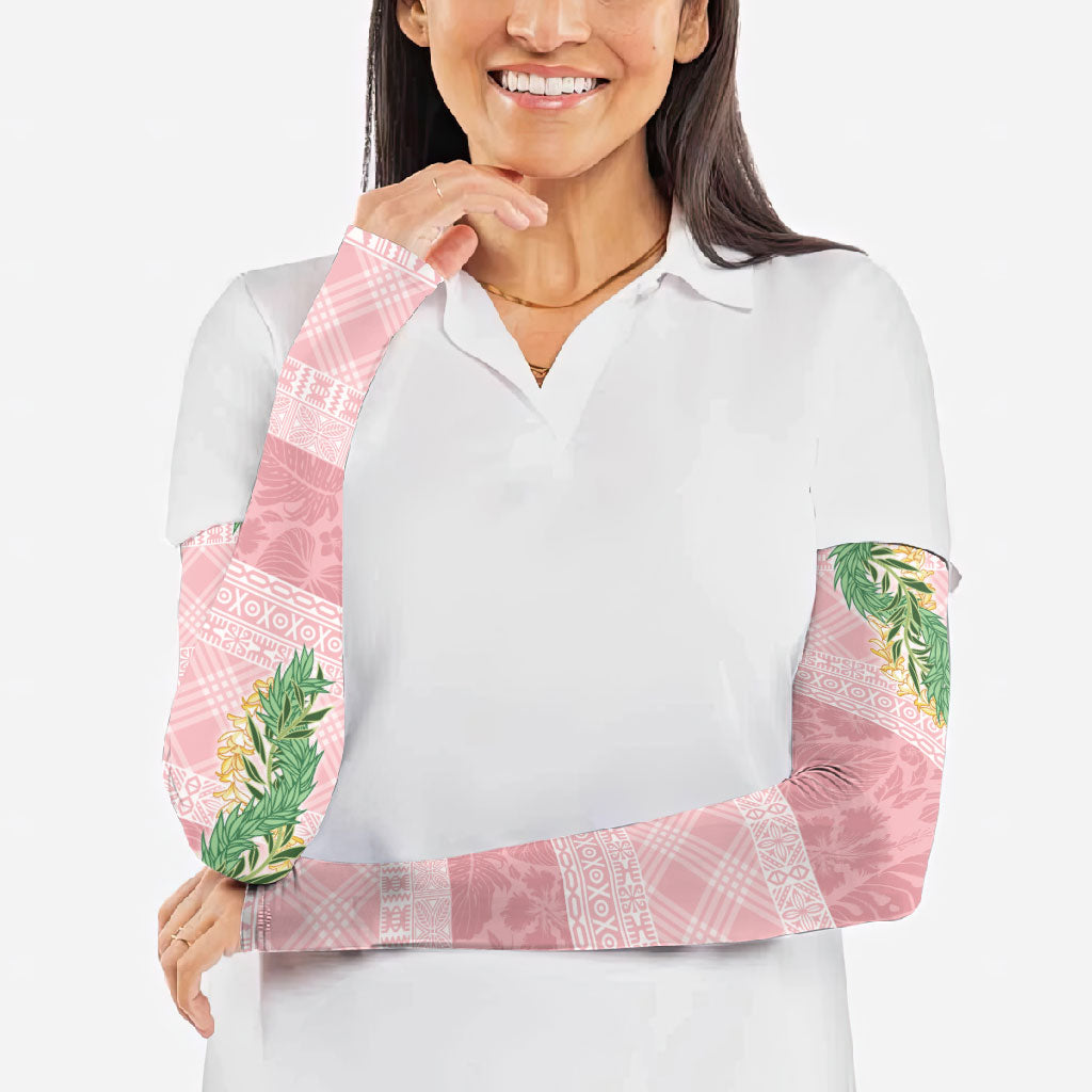 Hawai'i Paniolo Maile Twisted Lei Arm Sleeves Dusty Rose