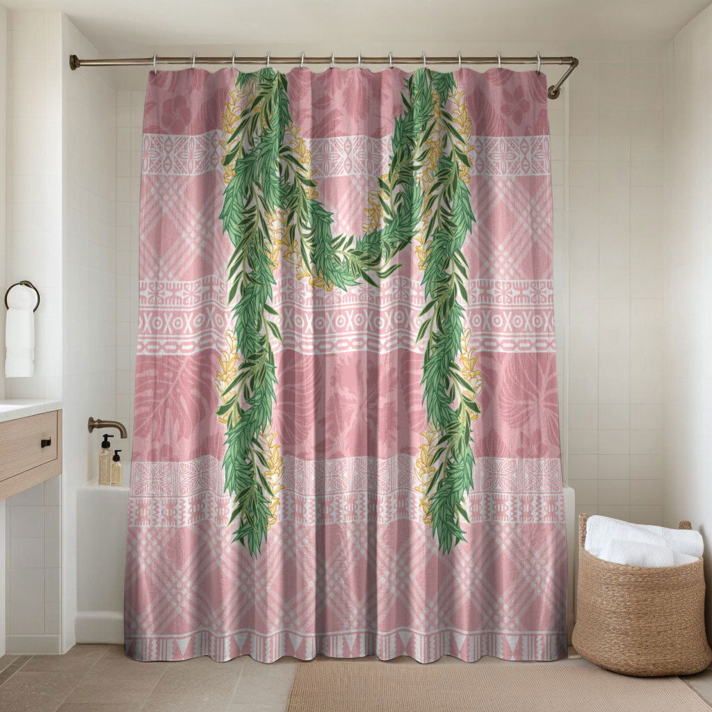 Hawai'i Paniolo Maile Twisted Lei Bathroom Set Dusty Rose