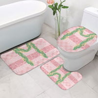 Hawai'i Paniolo Maile Twisted Lei Bathroom Set Dusty Rose