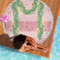 Hawai'i Paniolo Maile Twisted Lei Beach Blanket Dusty Rose