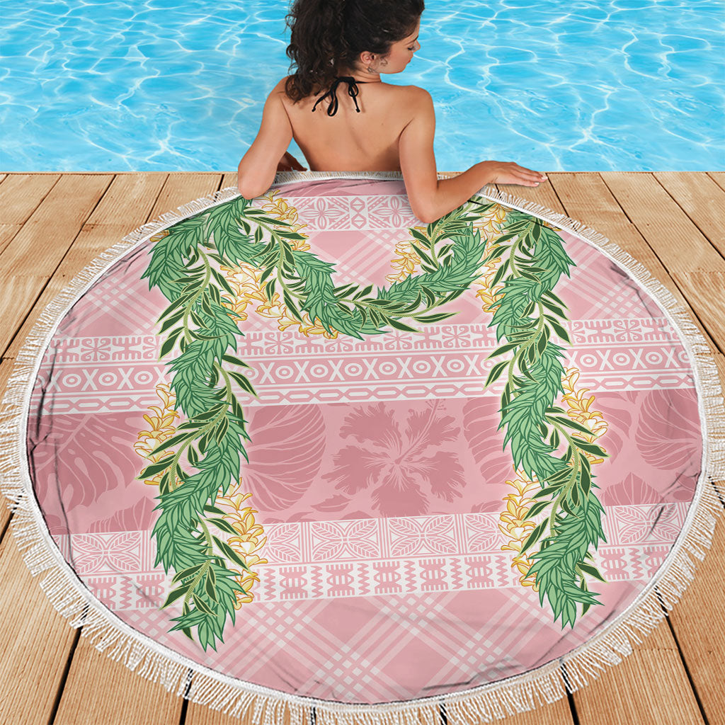 Hawai'i Paniolo Maile Twisted Lei Beach Blanket Dusty Rose