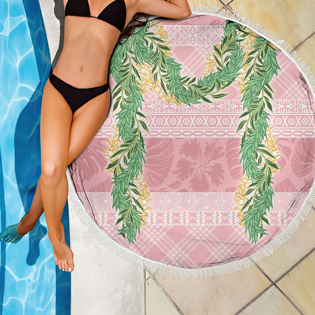 Hawai'i Paniolo Maile Twisted Lei Beach Blanket Dusty Rose