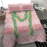 Hawai'i Paniolo Maile Twisted Lei Bedding Set Dusty Rose