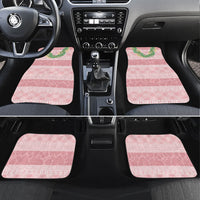 Hawai'i Paniolo Maile Twisted Lei Car Mats Dusty Rose
