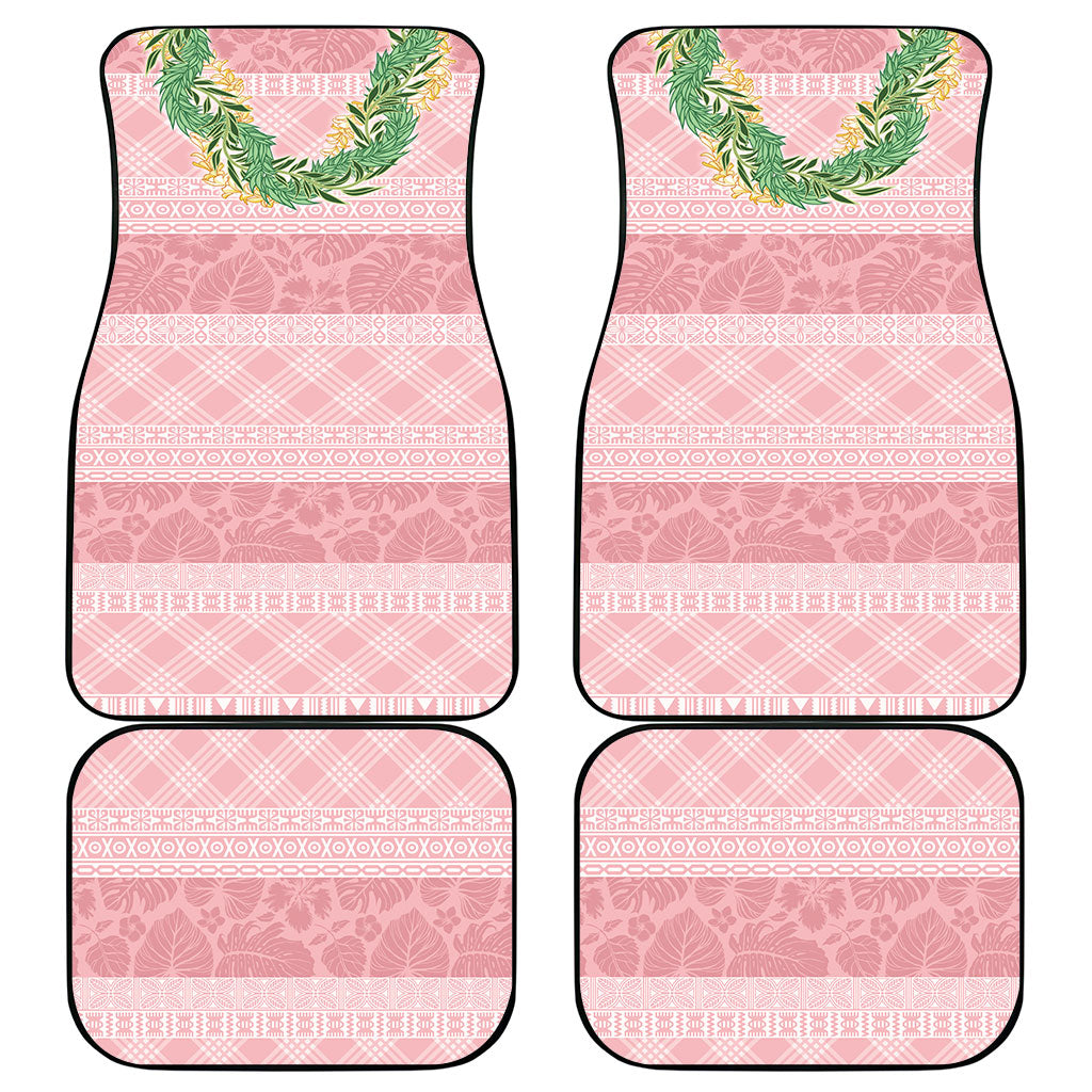 Hawai'i Paniolo Maile Twisted Lei Car Mats Dusty Rose