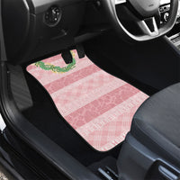 Hawai'i Paniolo Maile Twisted Lei Car Mats Dusty Rose