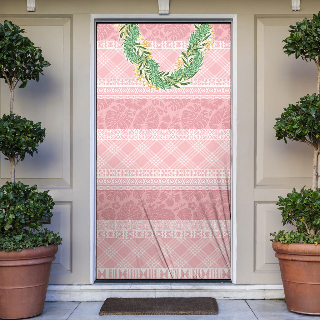 Hawai'i Paniolo Maile Twisted Lei Door Cover Dusty Rose LT7 Dusty Rose - Polynesian Pride