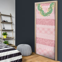 Hawai'i Paniolo Maile Twisted Lei Door Cover Dusty Rose LT7 - Polynesian Pride