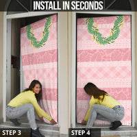 Hawai'i Paniolo Maile Twisted Lei Door Cover Dusty Rose LT7 - Polynesian Pride