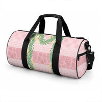 Hawai'i Paniolo Maile Twisted Lei Duffle Bag Dusty Rose