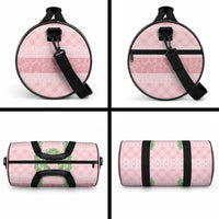 Hawai'i Paniolo Maile Twisted Lei Duffle Bag Dusty Rose