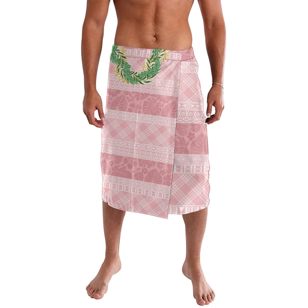 Hawai'i Paniolo Maile Twisted Lei Lavalava Dusty Rose