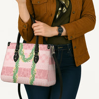 Hawai'i Paniolo Maile Twisted Lei Leather Bag Dusty Rose