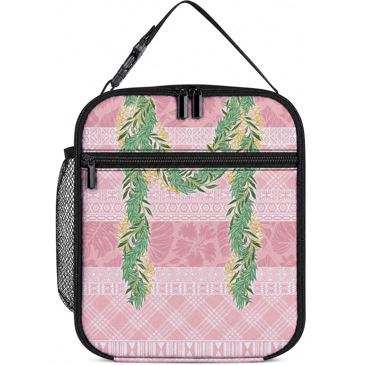 Hawai'i Paniolo Maile Twisted Lei Lunch Bag Dusty Rose
