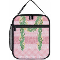 Hawai'i Paniolo Maile Twisted Lei Lunch Bag Dusty Rose