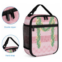 Hawai'i Paniolo Maile Twisted Lei Lunch Bag Dusty Rose