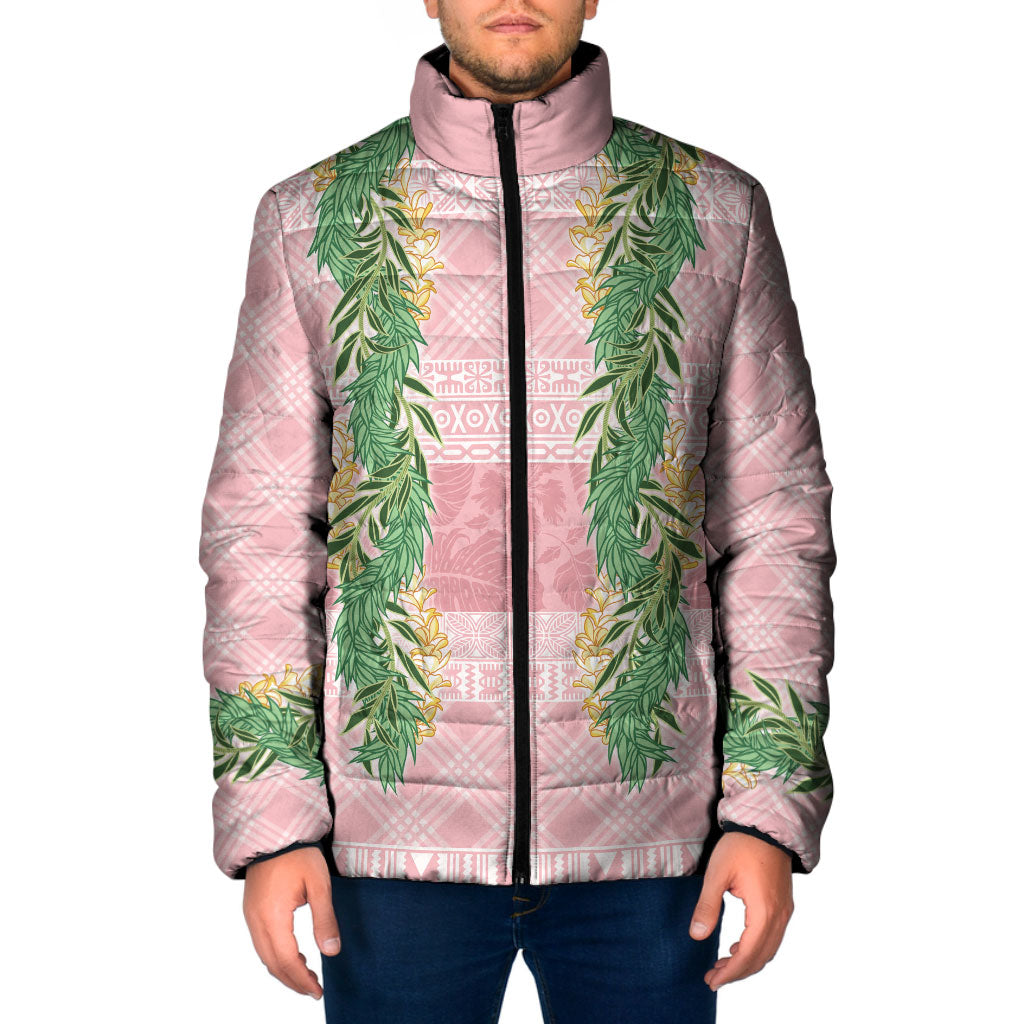 Hawai'i Paniolo Maile Twisted Lei Padded Jacket Dusty Rose