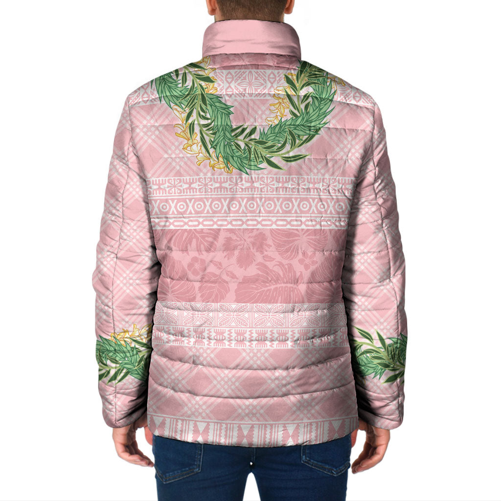 Hawai'i Paniolo Maile Twisted Lei Padded Jacket Dusty Rose