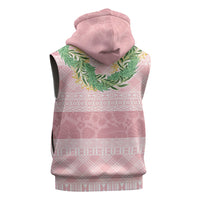 Hawai'i Paniolo Maile Twisted Lei Sleeveless Hoodie Dusty Rose