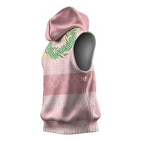 Hawai'i Paniolo Maile Twisted Lei Sleeveless Hoodie Dusty Rose