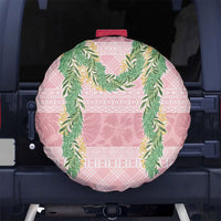 Hawai'i Paniolo Maile Twisted Lei Spare Tire Cover Dusty Rose