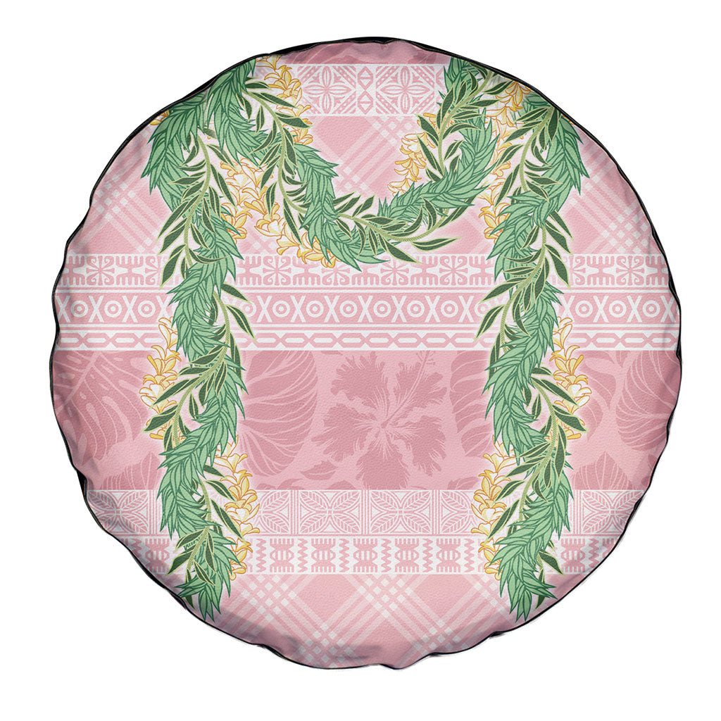 Hawai'i Paniolo Maile Twisted Lei Spare Tire Cover Dusty Rose