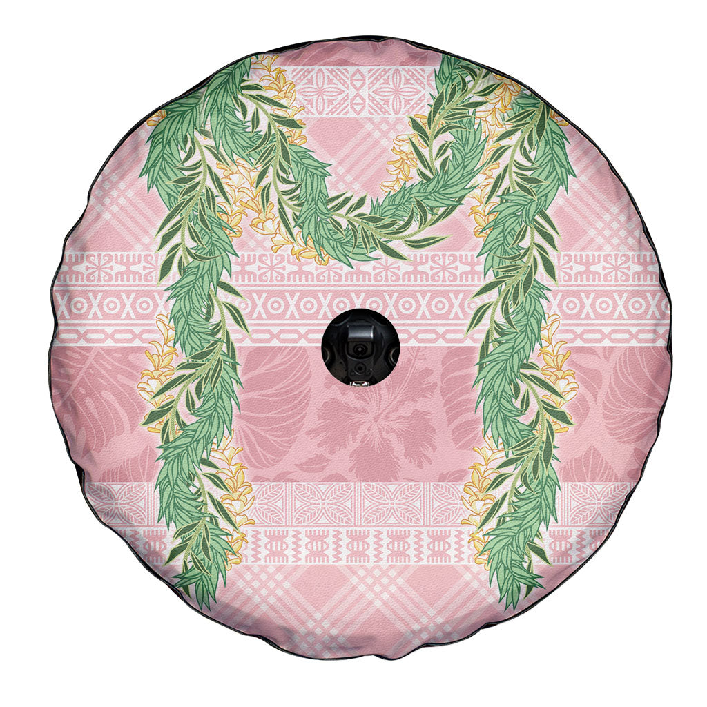 Hawai'i Paniolo Maile Twisted Lei Spare Tire Cover Dusty Rose