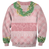 Hawai'i Paniolo Maile Twisted Lei Sweatshirt Dusty Rose