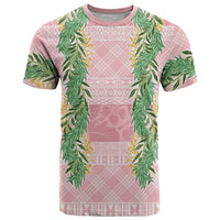 Hawai'i Paniolo Maile Twisted Lei T Shirt Dusty Rose