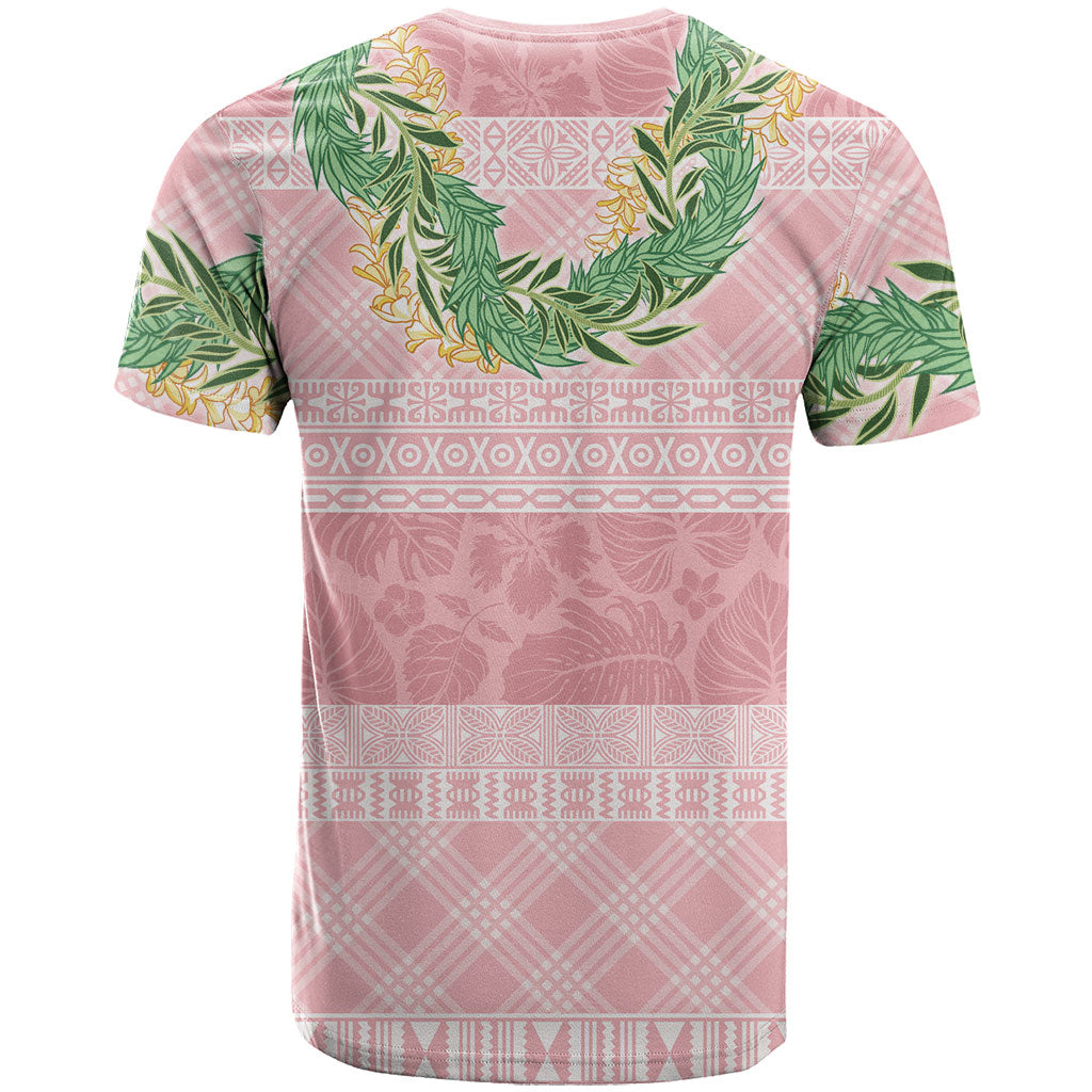 Hawai'i Paniolo Maile Twisted Lei T Shirt Dusty Rose