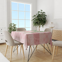 Hawai'i Paniolo Maile Twisted Lei Tablecloth Dusty Rose