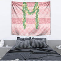 Hawai'i Paniolo Maile Twisted Lei Tapestry Dusty Rose