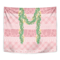 Hawai'i Paniolo Maile Twisted Lei Tapestry Dusty Rose