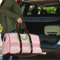 Hawai'i Paniolo Maile Twisted Lei Travel Bag Dusty Rose LT7 - Polynesian Pride