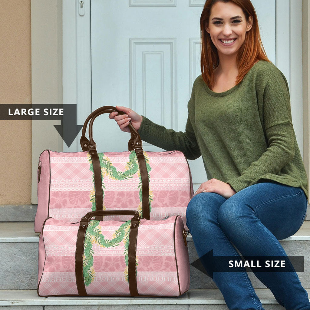 Hawai'i Paniolo Maile Twisted Lei Travel Bag Dusty Rose LT7 - Polynesian Pride