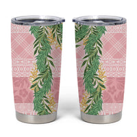 Hawai'i Paniolo Maile Twisted Lei Tumbler Cup Dusty Rose LT7 Dusty Rose - Polynesian Pride
