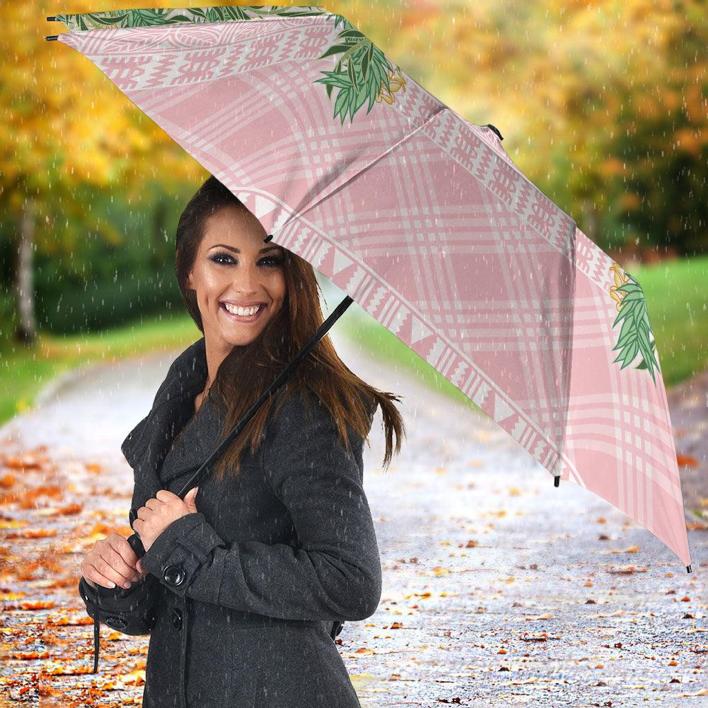 Hawai'i Paniolo Maile Twisted Lei Umbrella Dusty Rose