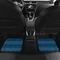 Hawai'i Paniolo Maile Twisted Lei Car Mats Cobalt Blue