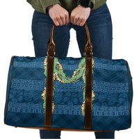 Hawai'i Paniolo Maile Twisted Lei Travel Bag Cobalt Blue LT7 Cobalt Blue - Polynesian Pride