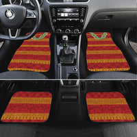 Hawai'i Paniolo Maile Twisted Lei Car Mats Hilo Royal Red