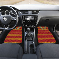 Hawai'i Paniolo Maile Twisted Lei Car Mats Hilo Royal Red