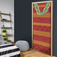Hawai'i Paniolo Maile Twisted Lei Door Cover Hilo Royal Red LT7 - Polynesian Pride