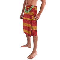 Hawai'i Paniolo Maile Twisted Lei Lavalava Hilo Royal Red