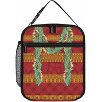 Hawai'i Paniolo Maile Twisted Lei Lunch Bag Hilo Royal Red